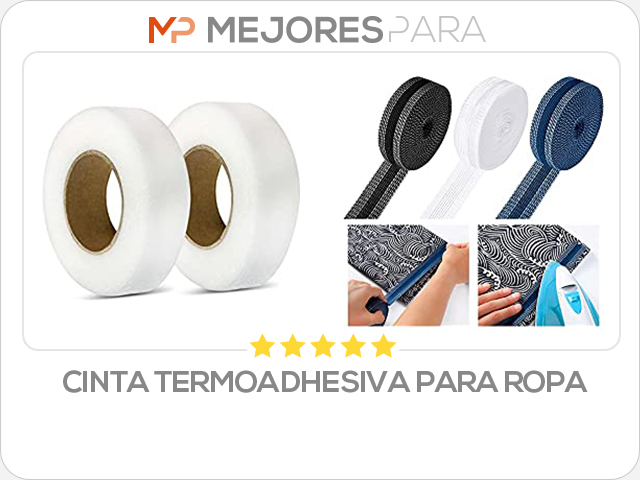 cinta termoadhesiva para ropa