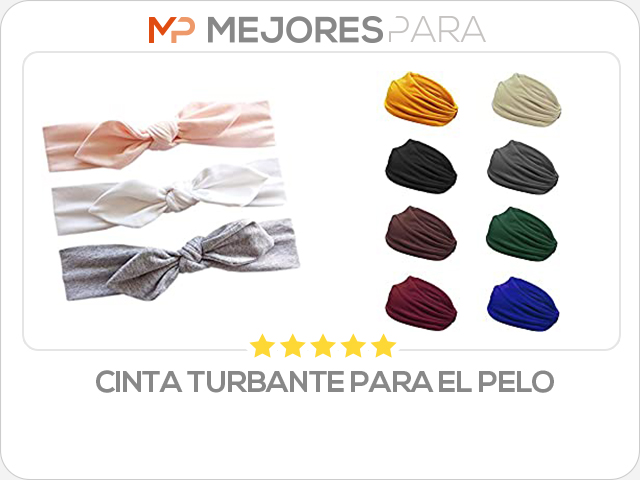 cinta turbante para el pelo