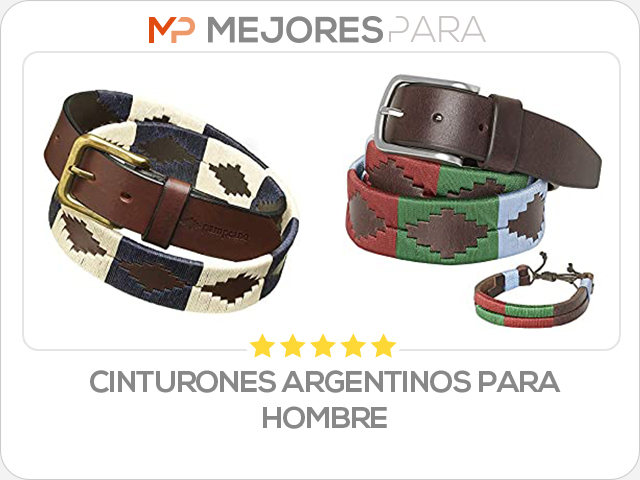 cinturones argentinos para hombre