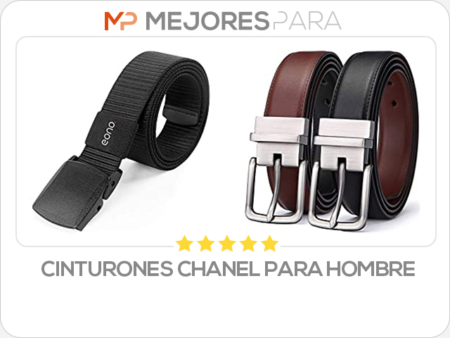 cinturones chanel para hombre