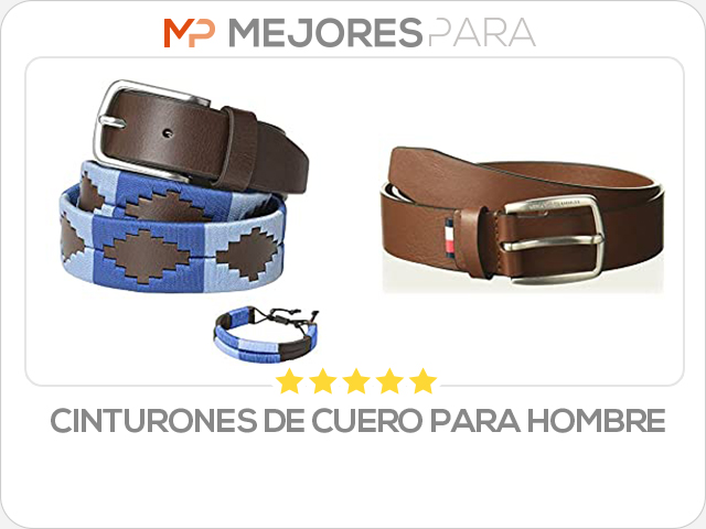 cinturones de cuero para hombre