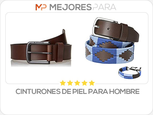 cinturones de piel para hombre