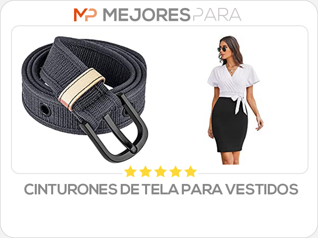 cinturones de tela para vestidos