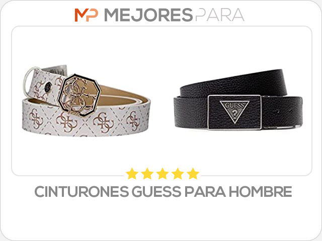 cinturones guess para hombre