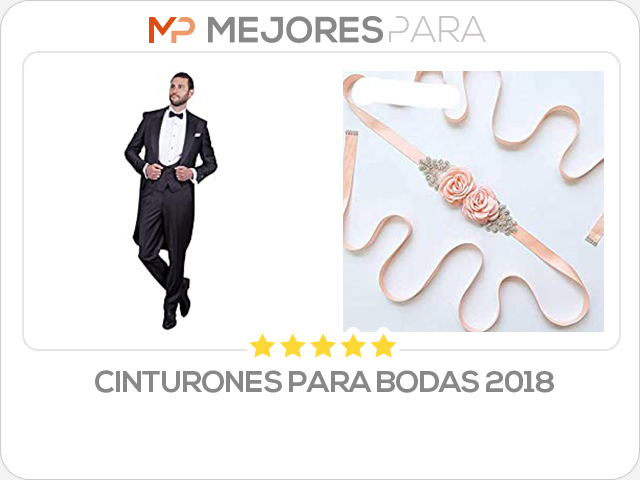 cinturones para bodas 2018