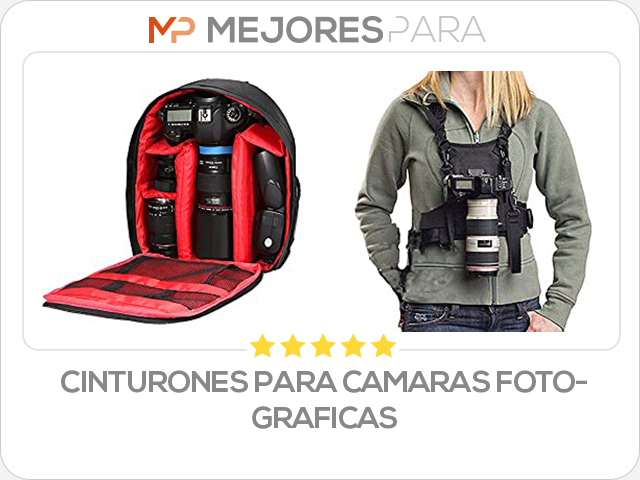 cinturones para camaras fotograficas