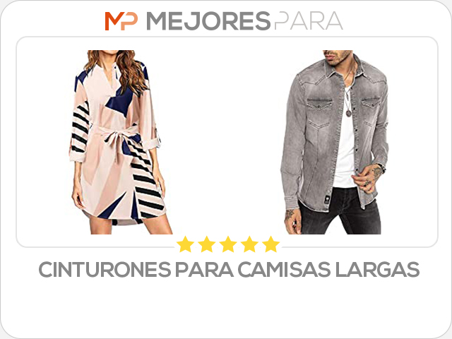 cinturones para camisas largas