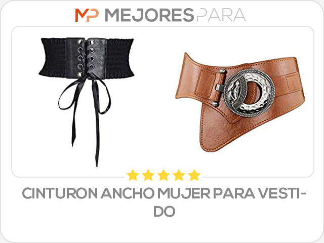 cinturon ancho mujer para vestido