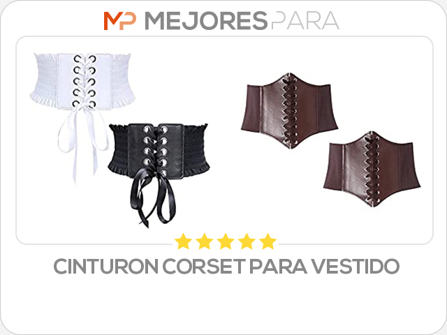 cinturon corset para vestido