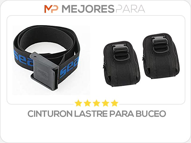 cinturon lastre para buceo