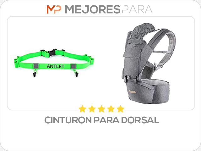 cinturon para dorsal