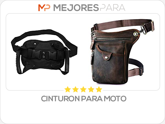 cinturon para moto