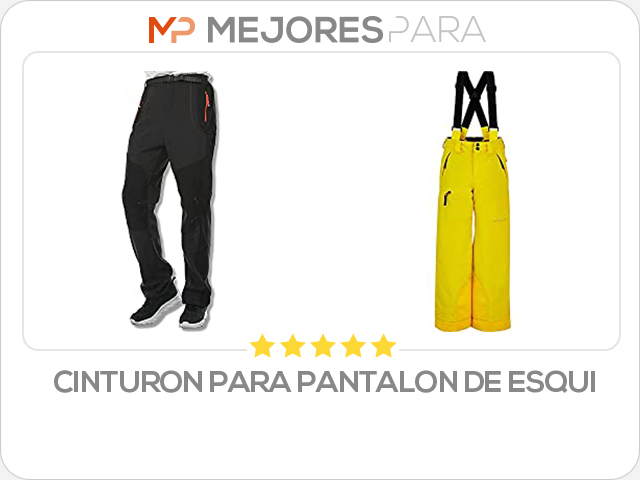 cinturon para pantalon de esqui