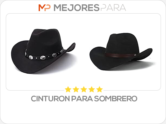 cinturon para sombrero