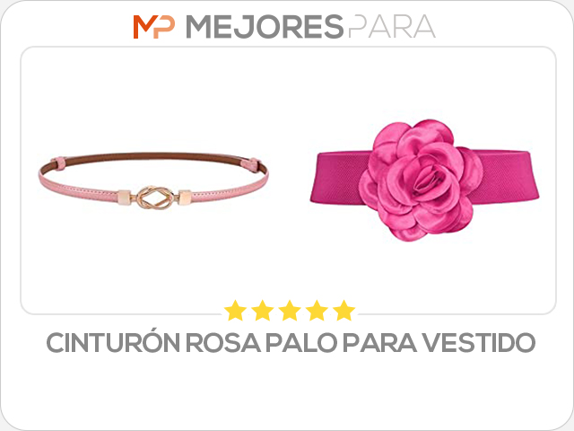 cinturón rosa palo para vestido