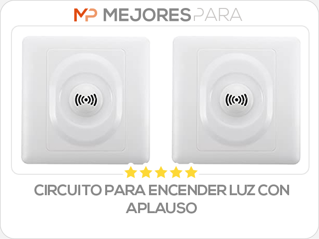 circuito para encender luz con aplauso