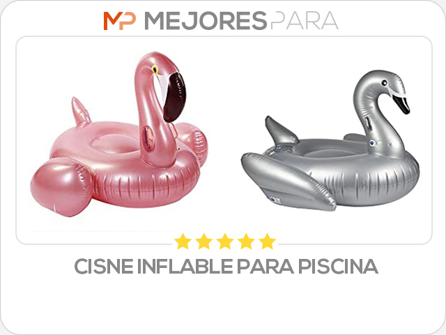 cisne inflable para piscina