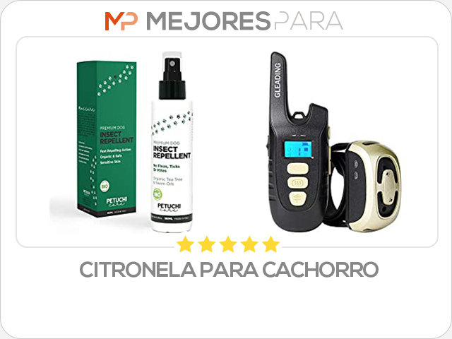 citronela para cachorro