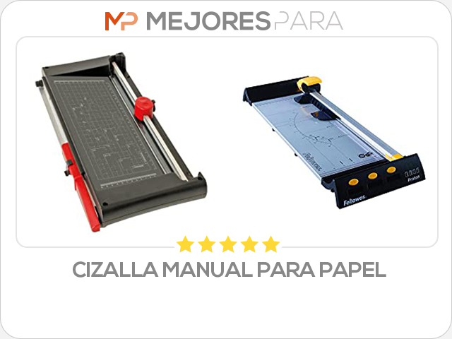 cizalla manual para papel