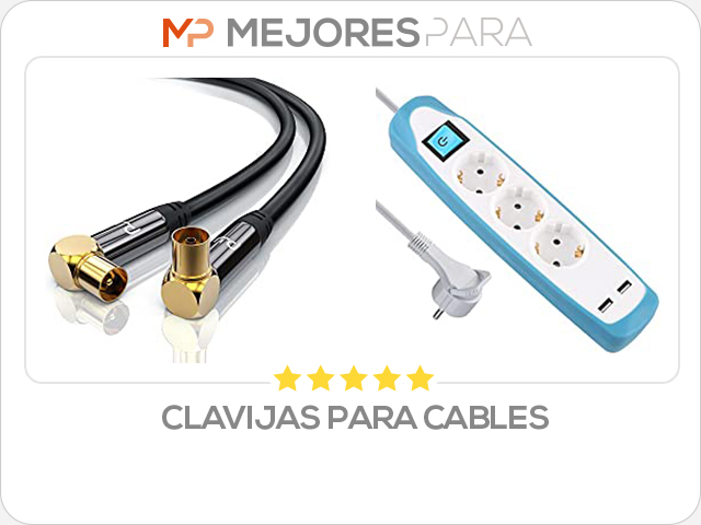 clavijas para cables