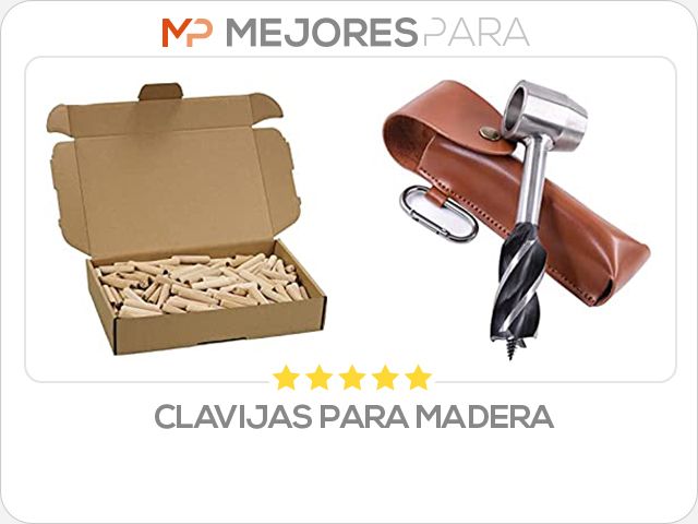 clavijas para madera