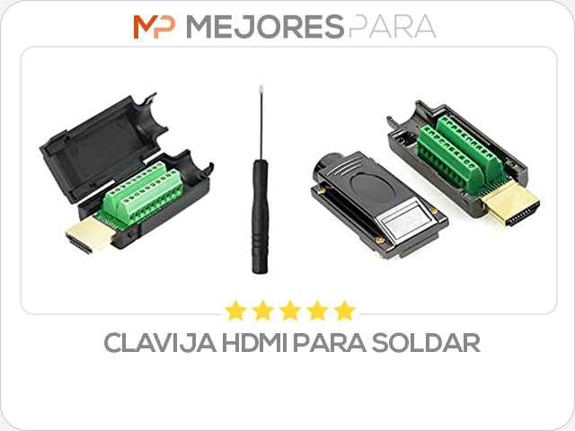 clavija hdmi para soldar