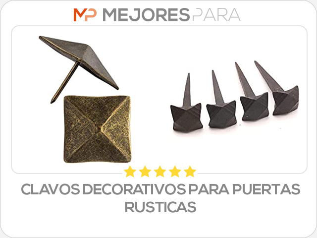 clavos decorativos para puertas rusticas