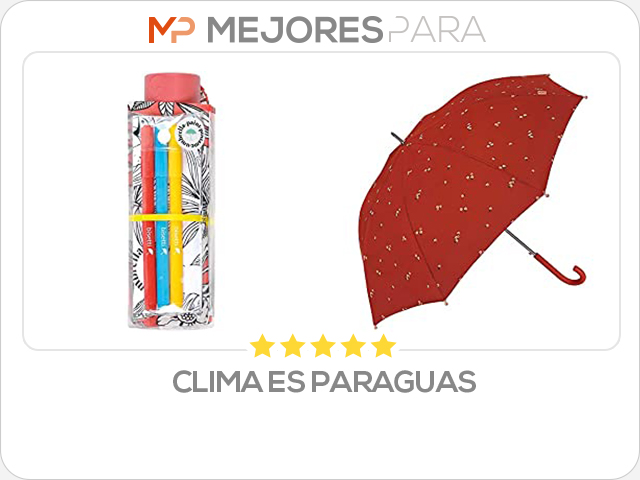 clima es paraguas