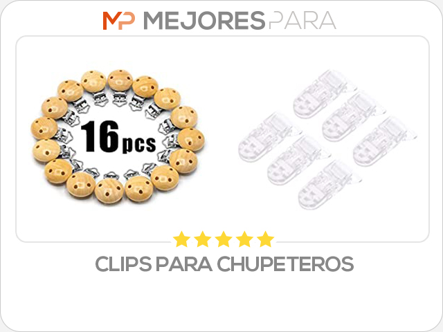 clips para chupeteros