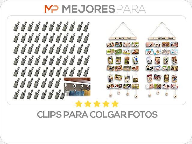 clips para colgar fotos