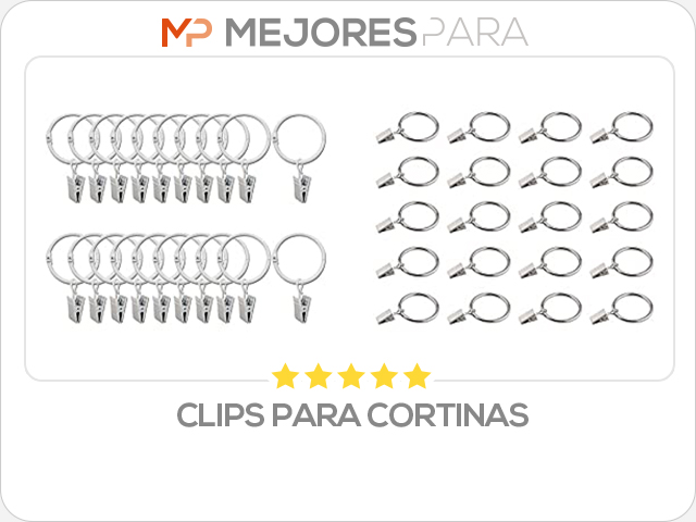 clips para cortinas