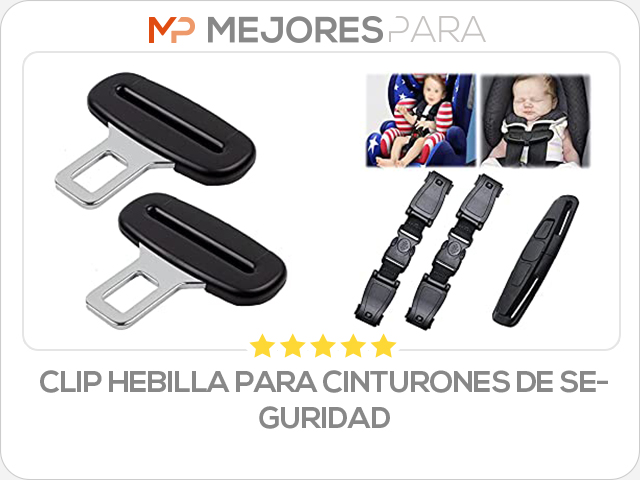 clip hebilla para cinturones de seguridad