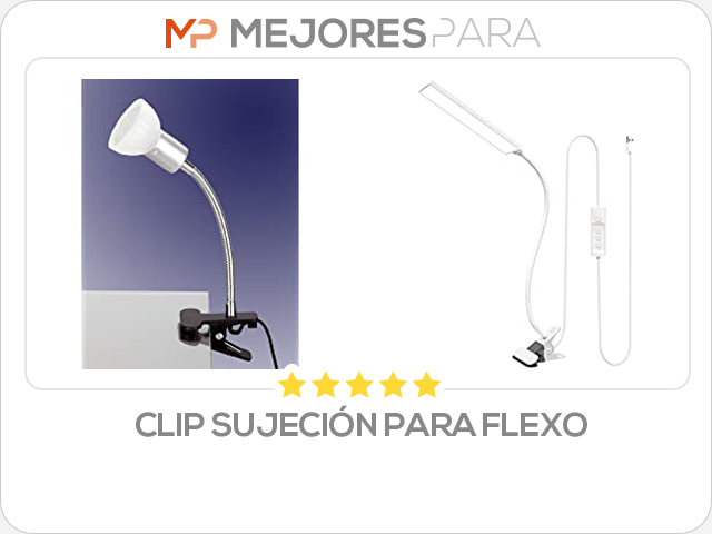 clip sujeción para flexo