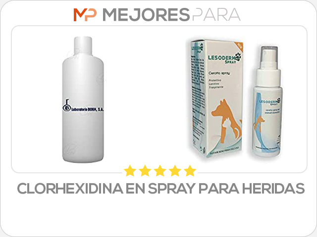 clorhexidina en spray para heridas