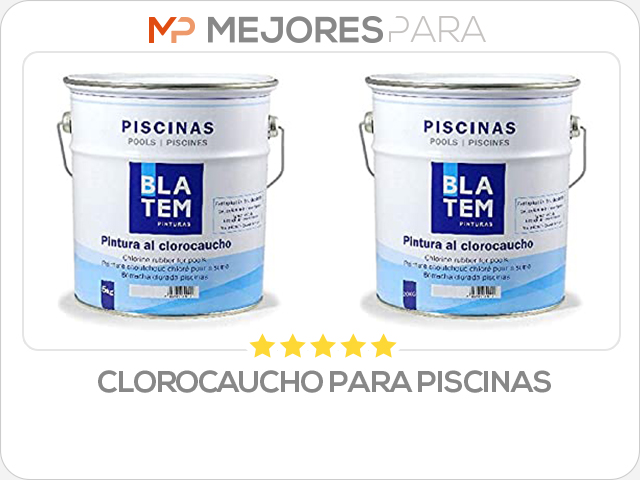 clorocaucho para piscinas