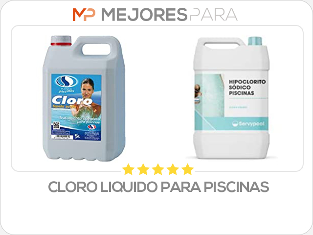 cloro liquido para piscinas