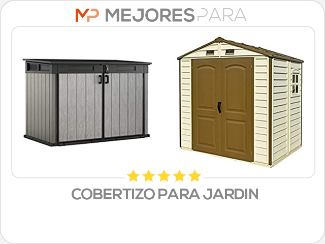 cobertizo para jardin