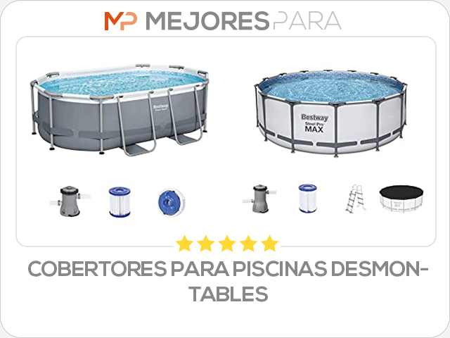 cobertores para piscinas desmontables