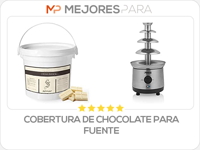 cobertura de chocolate para fuente