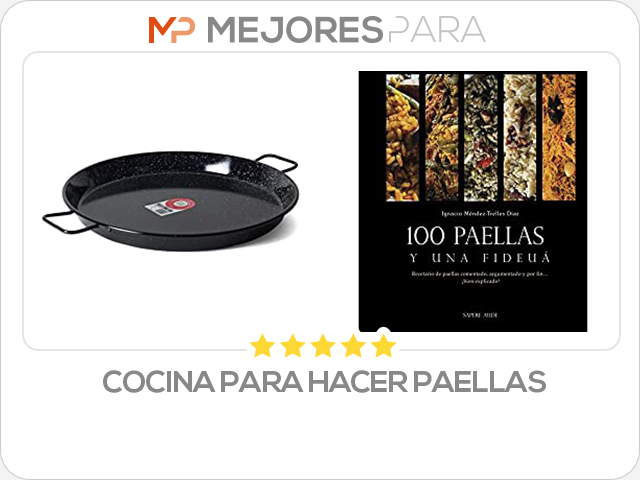 cocina para hacer paellas