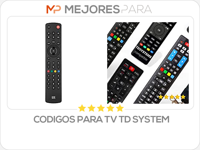 codigos para tv td system