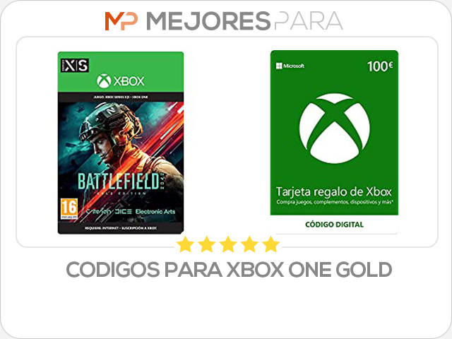 codigos para xbox one gold