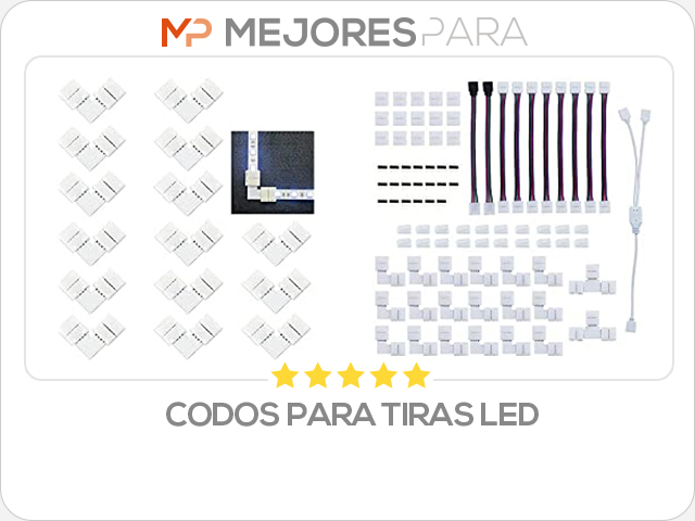 codos para tiras led