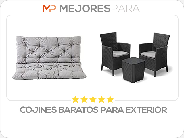 cojines baratos para exterior