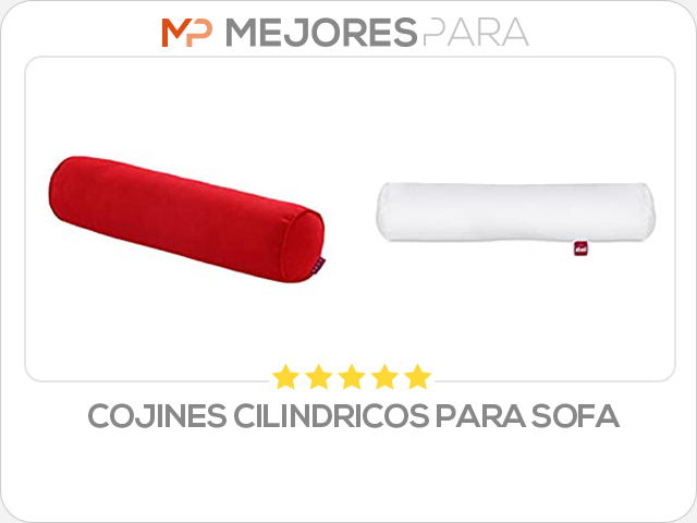 cojines cilindricos para sofa