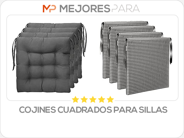 cojines cuadrados para sillas