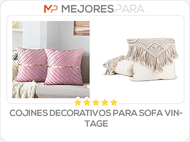 cojines decorativos para sofa vintage