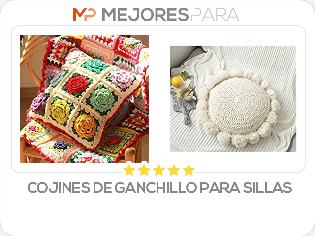 cojines de ganchillo para sillas