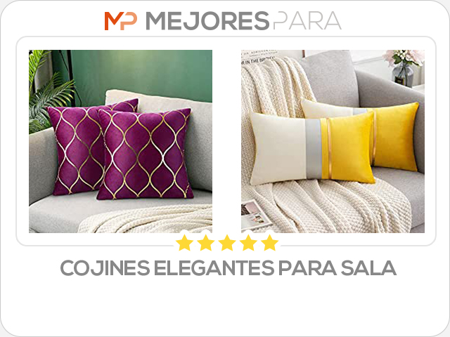 cojines elegantes para sala