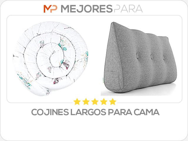 cojines largos para cama